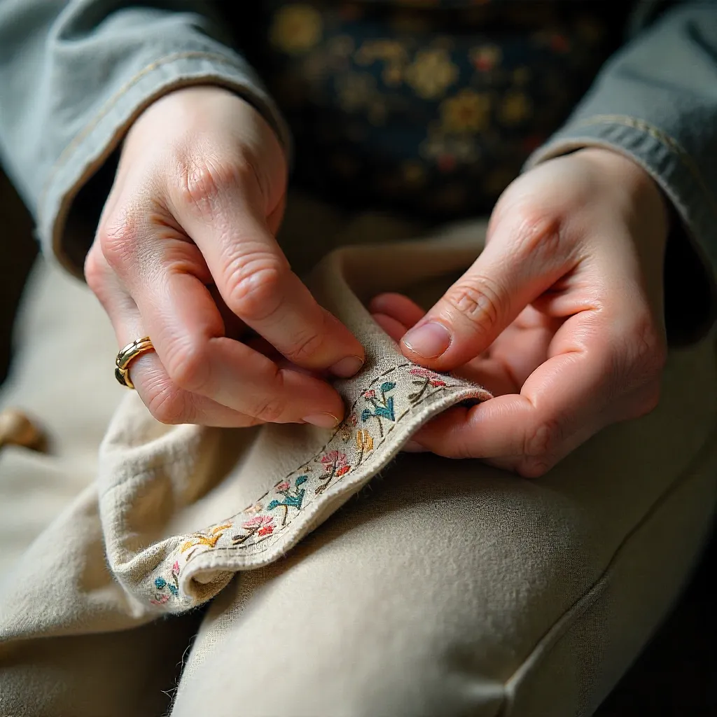 Técnicas de costura visible